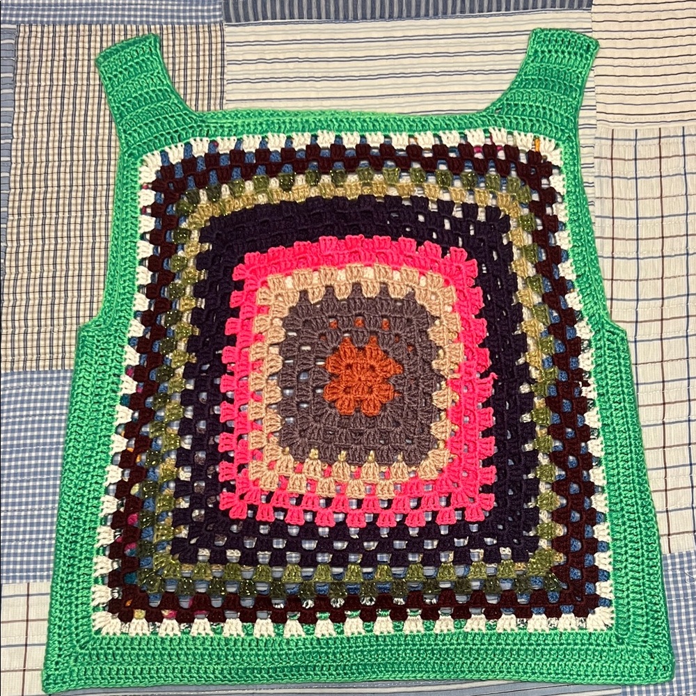 Colorful Crochet Women's Sweater